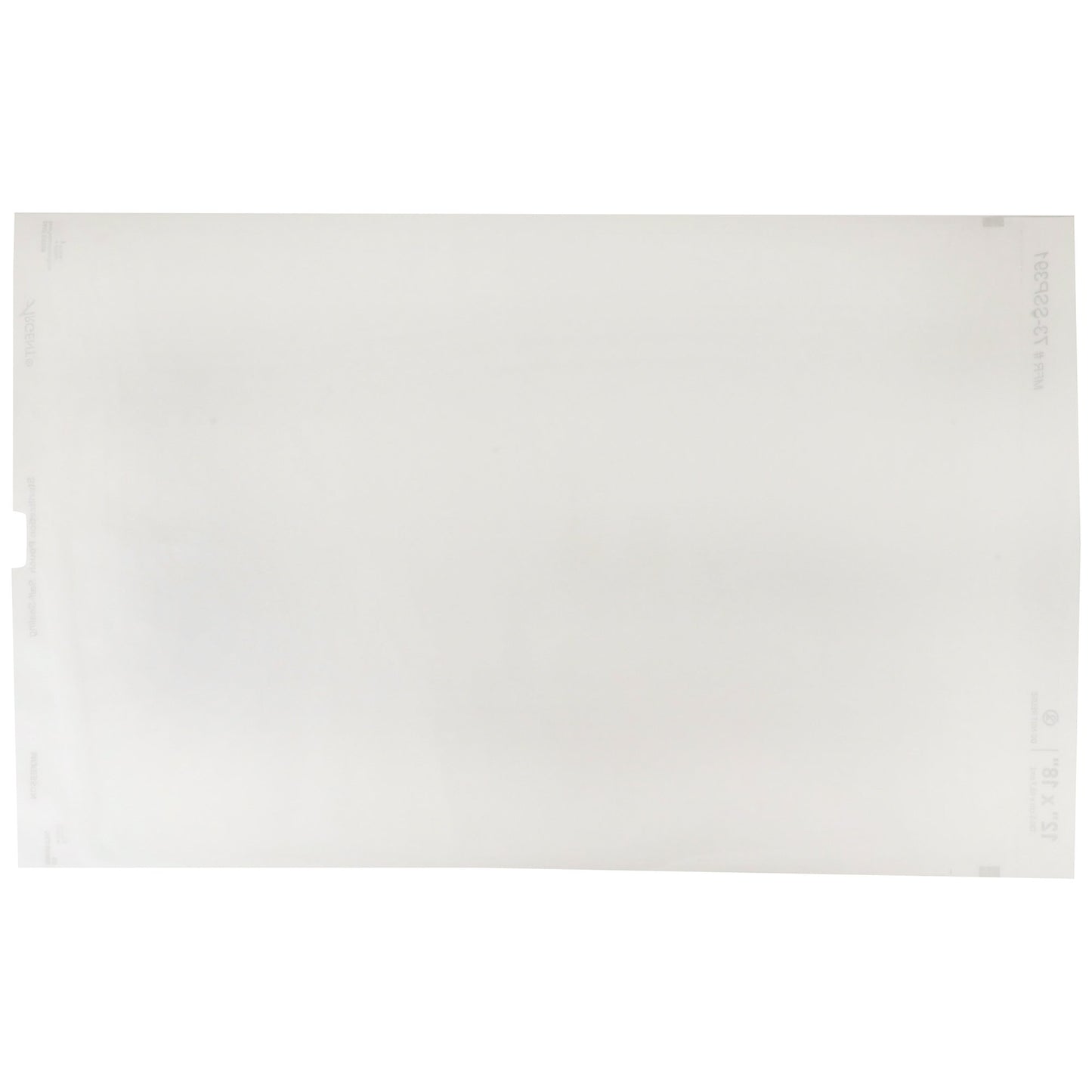McKesson Argent™ Sure-Check® Sterilization Pouch Ethylene Oxide (EO) Gas / Steam 12 X 18 Inch Transparent / Blue Self Seal Paper / Film (527136_BX)