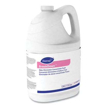 Diversey™ BreakDown™ Deodorizer Liquid Concentrate 1 gal. Jug Cherry Almond Scent (872832_CS)