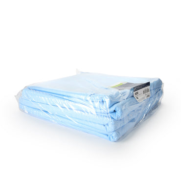 QUICK CHECK* H200 Sterilization Wrap White / Blue 36 X 36 Inch Dual Layer SMS Polypropylene Steam / EO Gas / Hydrogen Peroxide (810870_CS)