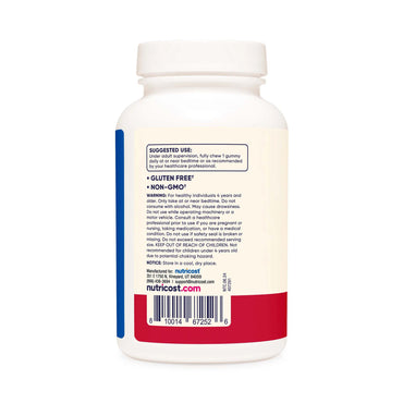 nutricost® Dietary Supplement Melatonin 1 mg Strength Gummy 120 Per Bottle (1270273_BT)