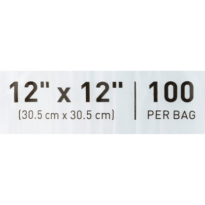 McKesson Reclosable Bag 12 X 12 Inch Polyethylene Clear Zipper Closure (957786_BX)