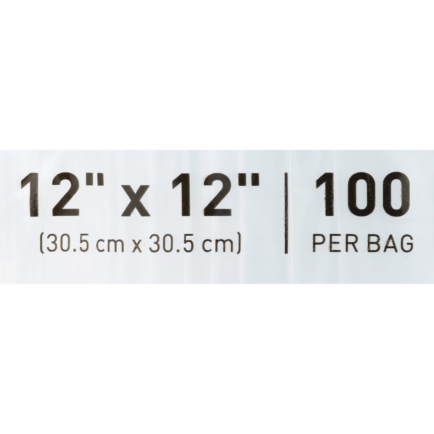 McKesson Reclosable Bag 12 X 12 Inch Polyethylene Clear Zipper Closure (957786_CS)
