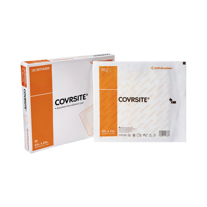 Covrsite Composite Dressing 6 X 6 Inch Square NonSterile Film Backing (350591_CS)