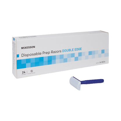 McKesson Surgical Prep Razor Double Edge Single Blade NonSterile Disposable (474851_CS)