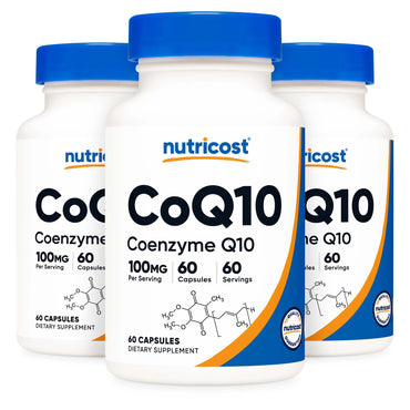 nutricost® Dietary Supplement COQ10 100 mg Strength Capsule 60 Per Bottle (1270247_BT)