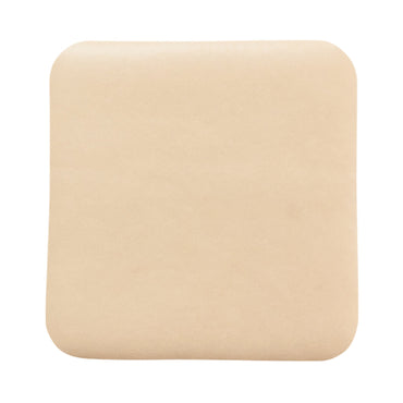 McKesson Lite Thin Foam Dressing 4 X 4 Inch Without Border Film Backing Silicone Gel Adhesive Square Sterile (1083093_CS)