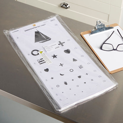 McKesson Preschool Eye Test Chart 20 Foot Distance Acuity Test (1038454_BG)