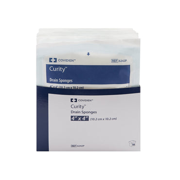 Curity™ Drain Sponge Nonwoven 4 X 4 Inch Sterile (685514_CS)