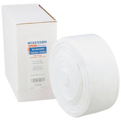 McKesson Stockinette Tubular 4 Inch X 25 Yard Polyester NonSterile (457644_CS)