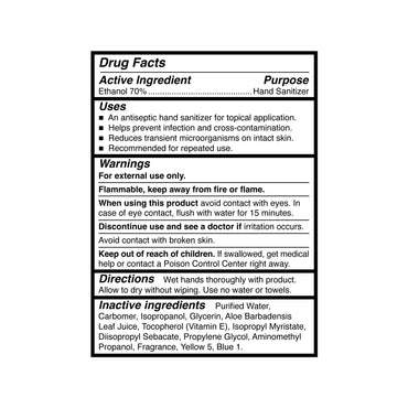McKesson Premium Hand Sanitizer with Aloe 4 oz. Ethyl Alcohol Gel Bottle (937913_CS)