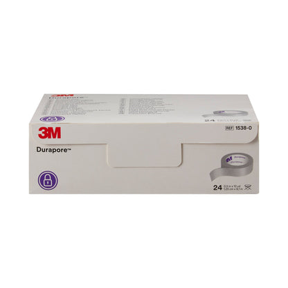 3M™ Durapore™ Medical Tape White 1/2 Inch X 10 Yard Silk-Like Cloth NonSterile (5774_CS)