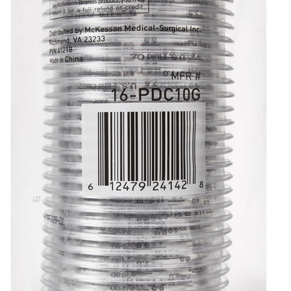 McKesson Drinking Cup 10 oz. Clear Polyethylene Disposable (1127772_CS)