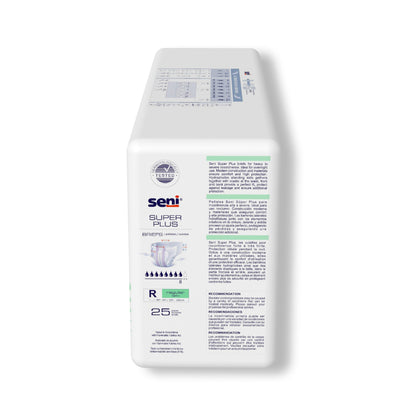 Seni® Super Plus Unisex Adult Incontinence Brief Regular Disposable Heavy Absorbency (1163866_PK)
