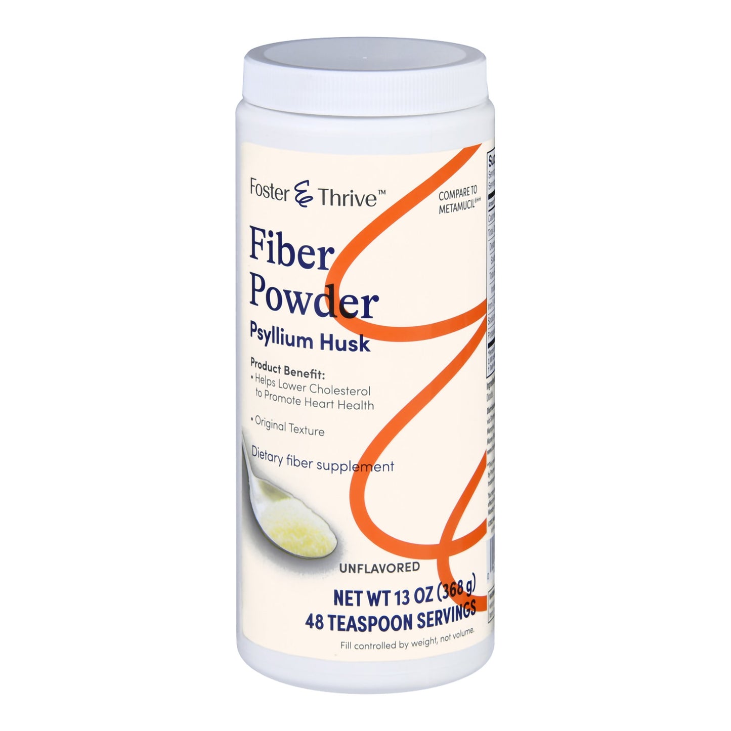 Foster & Thrive™ Fiber Supplement Original Flavor Powder 13 oz. Psyllium Husk (1238905_EA)