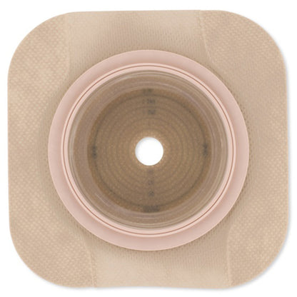 New Image™ CeraPlus™ Ostomy Barrier Precut, Extended Wear Adhesive Tape Borders 57 mm Flange Red Code System 1-1/4 Inch Opening (1158422_BX)