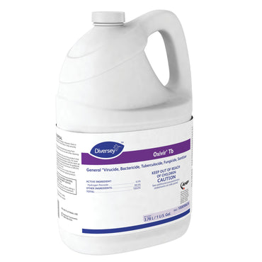 Diversey™ Oxivir® Tb Surface Disinfectant Cleaner Peroxide Based Manual Pour Liquid 1 gal. Jug Cherry Almond Scent NonSterile (1112821_CT)