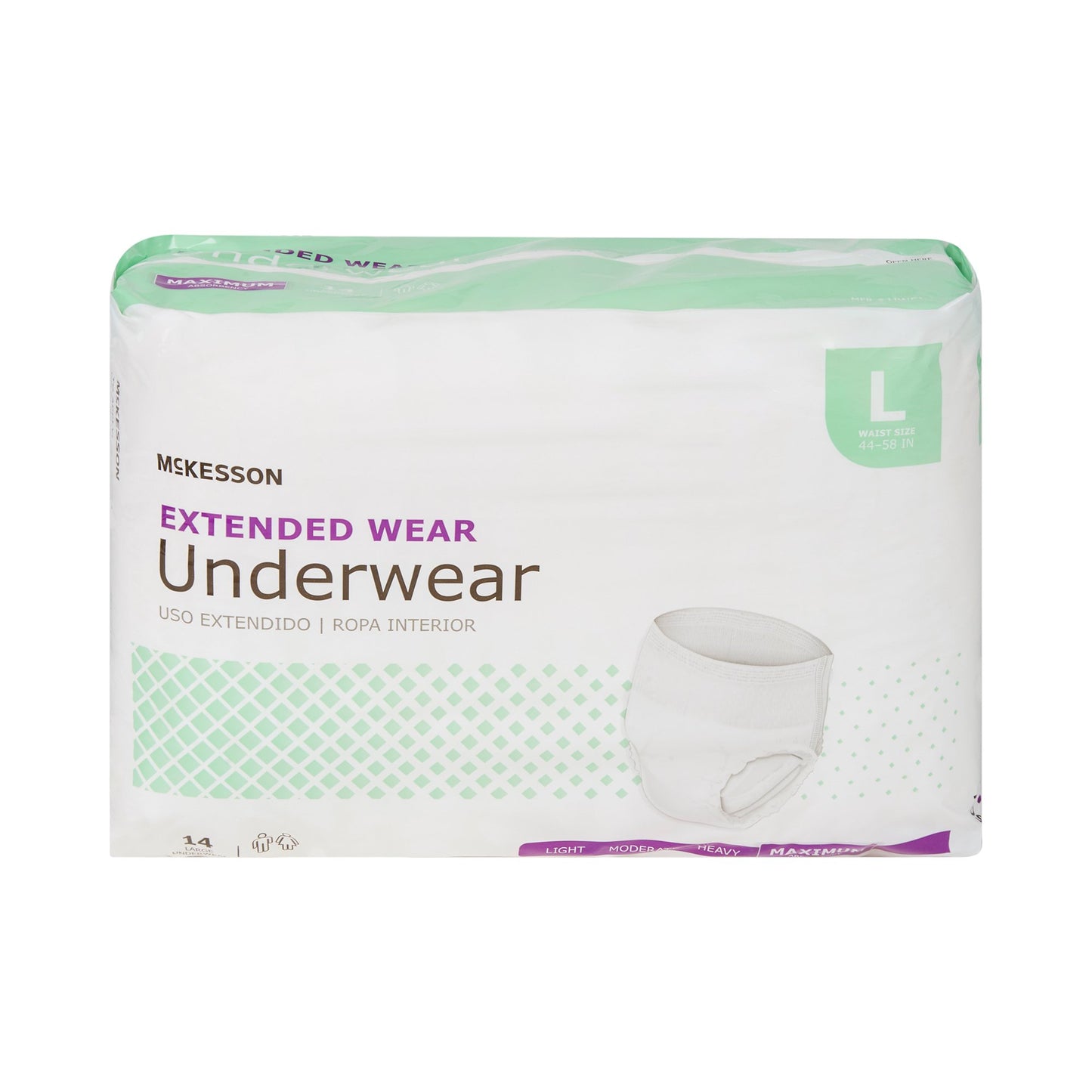 McKesson Unisex Adult Absorbent Underwear Pull On with Tear Away Seams Large Disposable Heavy Absorbency (1123839_CS)