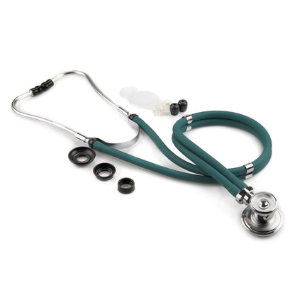 McKesson LUMEON™ Sprague Stethoscope Teal Blue 2-Tube 22 Inch Tube Double Sided Chestpiece (363735_EA)