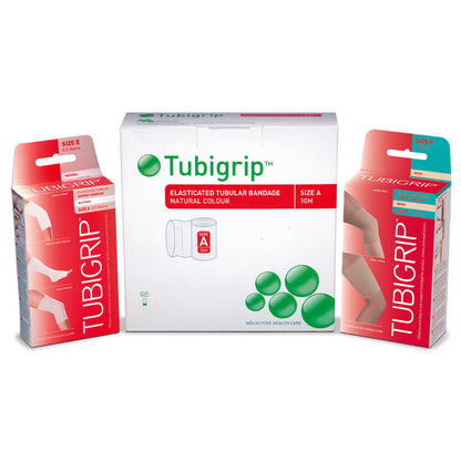 Tubigrip® Elastic Tubular Support Bandage 3-1/2 Inch X 11 Yard Large Ankle / Medium Knee / Small Thigh Pull On Natural NonSterile Size E Standard Compression (683707_EA)