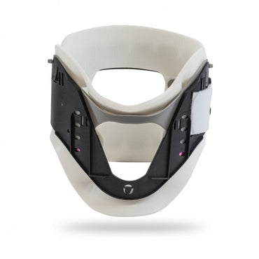 ProCare® Rigid Cervical Collar Preformed Adult One Size Fits Most One-Piece / Trachea Opening 1-3/4 to 3-1/2 Inch Height 11 to 23 Inch Neck Circumference (537692_EA)