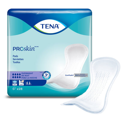 TENA ProSkin™ Overnight Bladder Control Pad 16 Inch Length Heavy Absorbency Dry-Fast Core™ One Size Fits Most (1038755_BG)