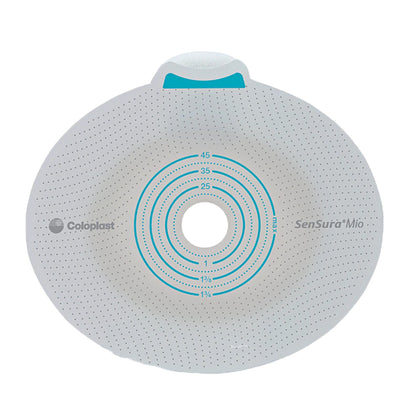 SenSura® Mio Click Ostomy Barrier Trim to Fit, Extended Wear Elastic Adhesive 70 mm Flange Yellow Code System 10 to 65 mm Opening (883918_BX)