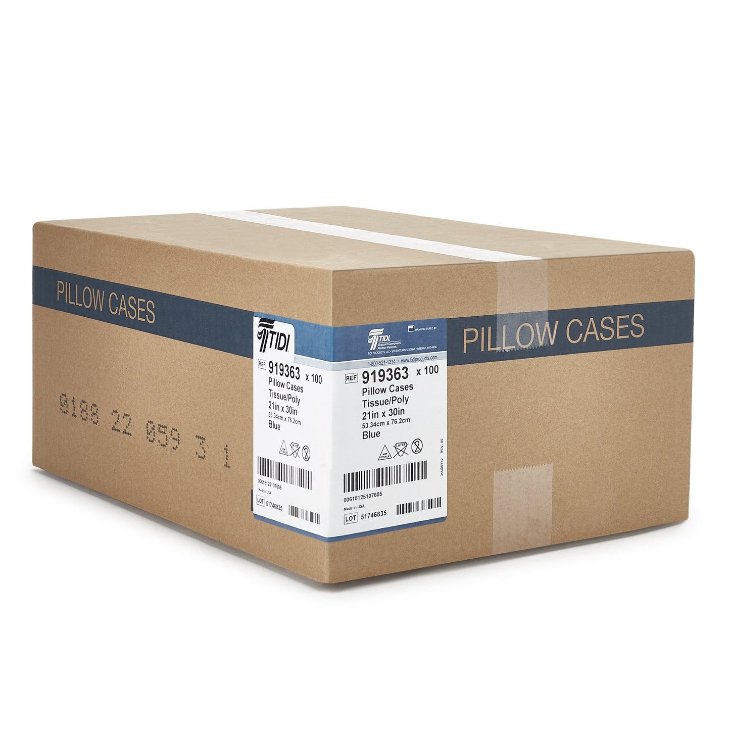 Everyday® Pillowcase Blue Disposable (712695_CS)