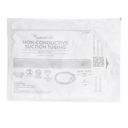 Medi-Vac® Suction Tubing Clear 3/16 Inch I.D. 6 Foot Length Non-Conductive Plastic Sterile (251161_CS)