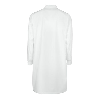 Fashion Seal Uniforms Lab Coat White Medium Knee Length 80% Polyester / 20% Cotton Reusable (481348_EA)