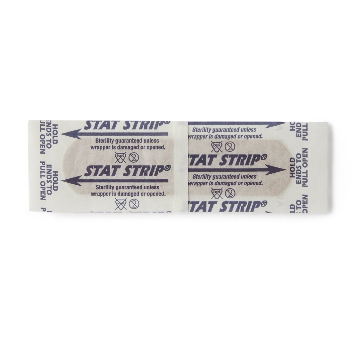 American® White Cross Stat Strip® Adhesive Strip 3/4 X 3 Inch Fabric Rectangle Tan Sterile (197057_BX)