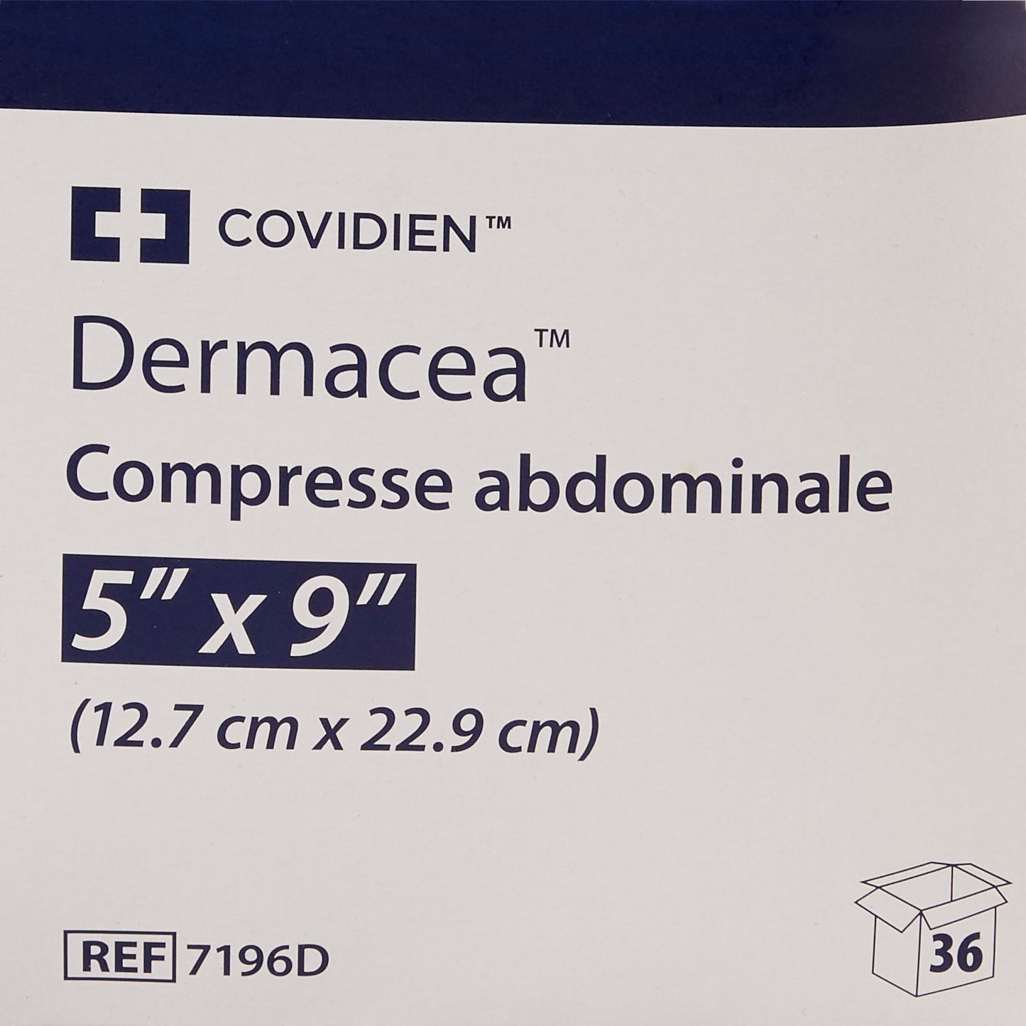 Dermacea™ Abdominal Pad 5 X 9 Inch Sterile 1 per Pack (566395_EA)