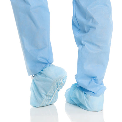X-tra Traction® Shoe Cover One Size Fits Most Shoe High Nonskid Sole Blue NonSterile (167969_PK)