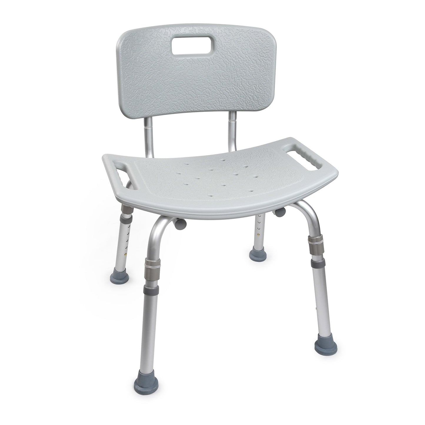 McKesson Bath Bench Without Arms Aluminum Frame Removable Backrest 19-1/4 Inch Seat Width 300 lbs. Weight Capacity (1073631_CS)