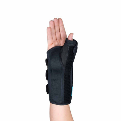 Ossur® Formfit® Thumb Spica Small D-Ring / Hook and Loop Strap Closure Right Hand Black (341420_EA)