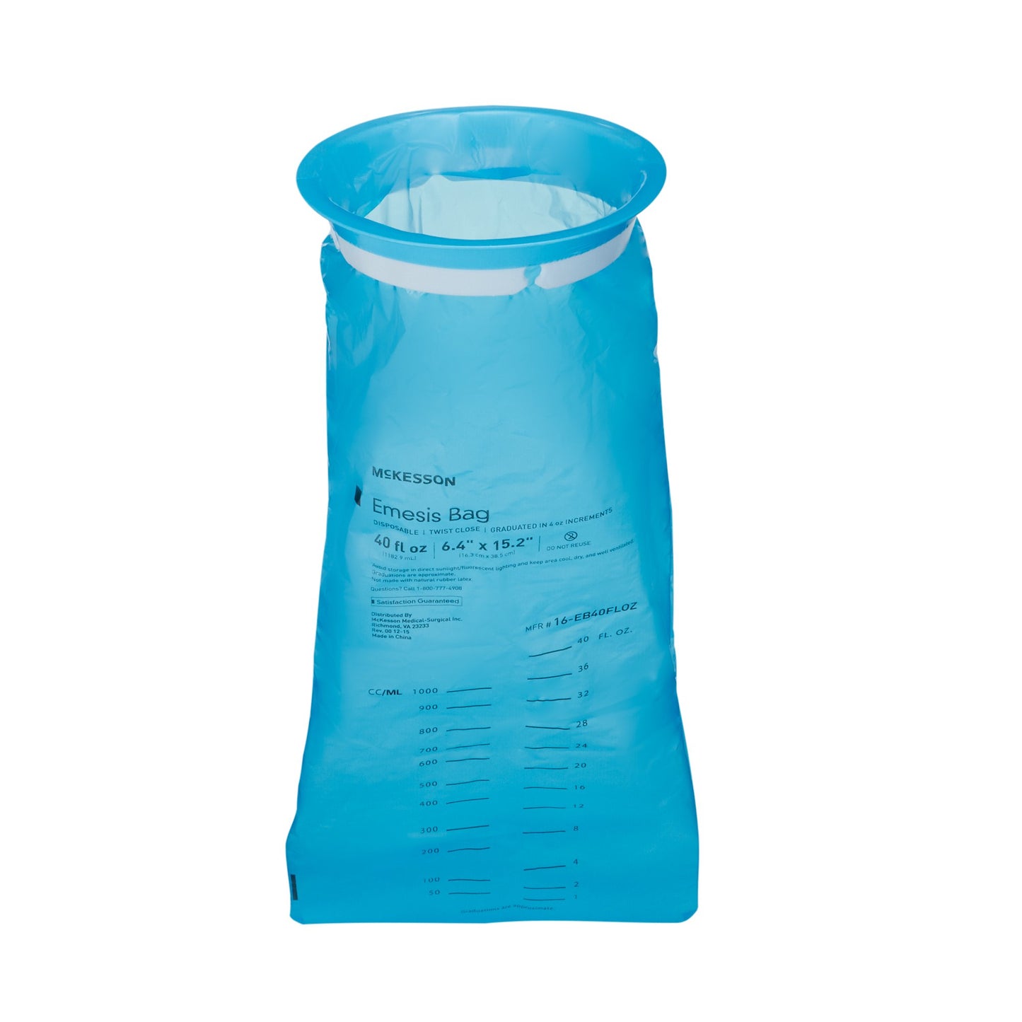 McKesson Emesis Bag 40 oz. Blue (831668_CS)
