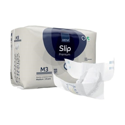 Abena® Slip Premium M3 Unisex Adult Incontinence Brief Medium Disposable Heavy Absorbency (1218202_PK)