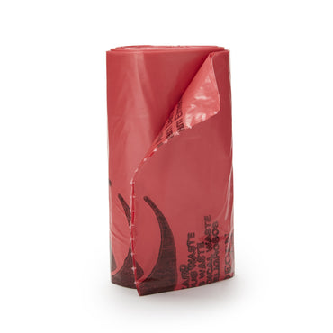 McKesson Biohazard Waste Bag Biohazard Symbol / Infectious Waste 7 to 10 gal. Red 24 X 24 Inch (185449_CS)
