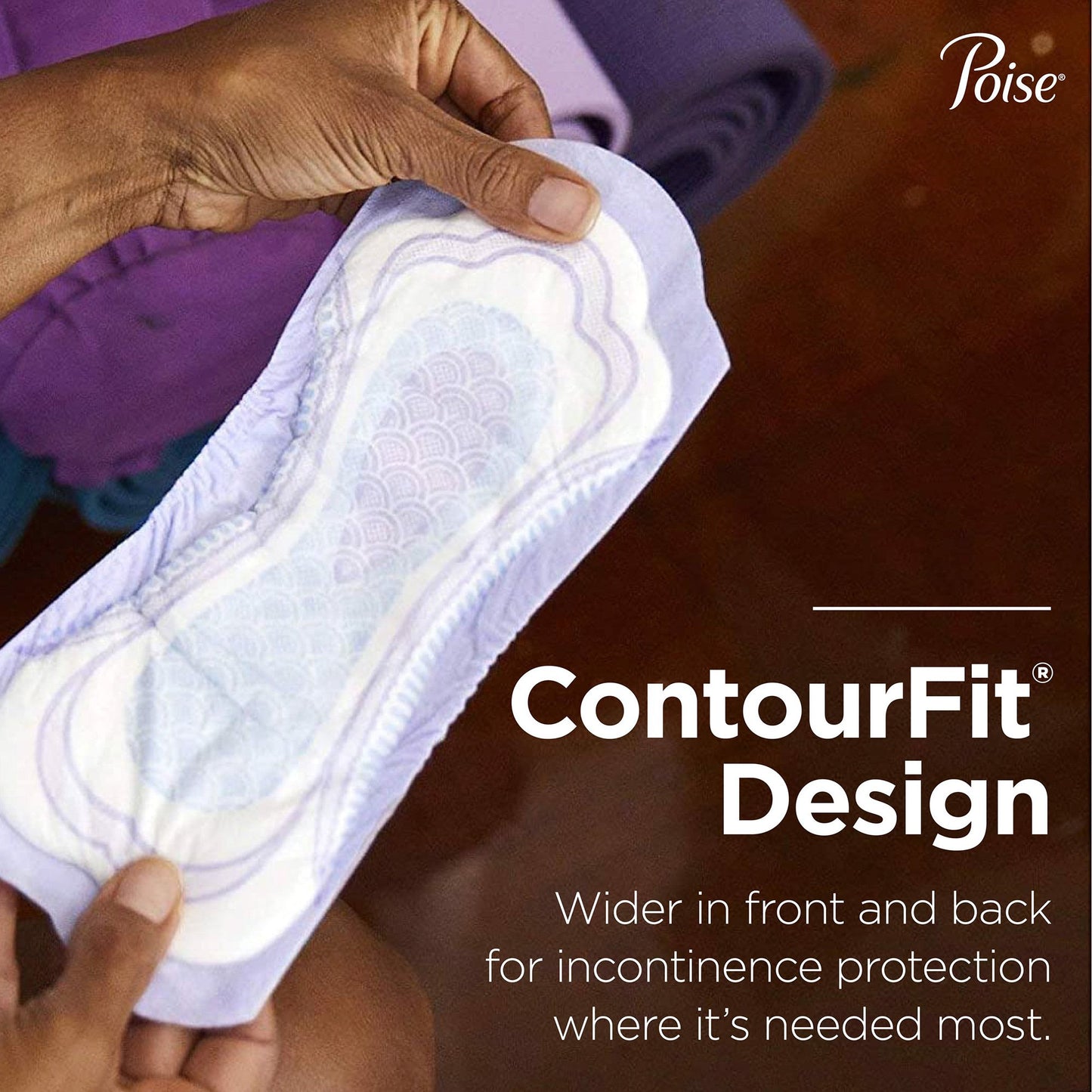Poise® Bladder Control Pad 12.2 Inch Length Heavy Absorbency Sodium Polyacrylate Core Regular (724111_CS)