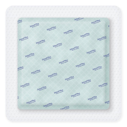 Zetuvit® Plus Silicone Border Super Absorbent Dressing Silicone Adhesive 8 X 8 Inch Square (1242913_EA)