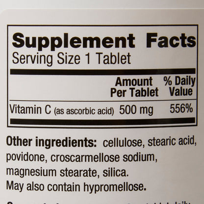Geri-Care® Vitamin C Supplement Ascorbic Acid 500 mg Strength Tablet 1,000 per Bottle (633787_BT)