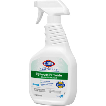 Clorox Healthcare® Surface Disinfectant Cleaner Peroxide Based Trigger Spray Liquid 32 oz. Bottle Unscented NonSterile (800195_CS)