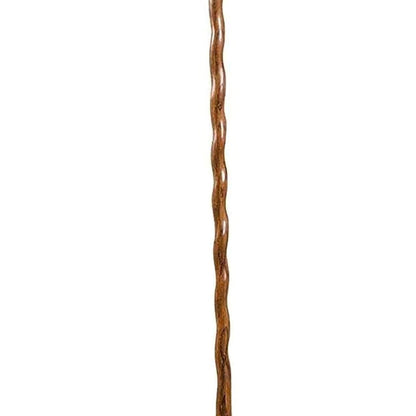 Brazos™ Twisted HitchHiker Walking Stick Wood 58 Inch Height Brown Oak (1229045_EA)