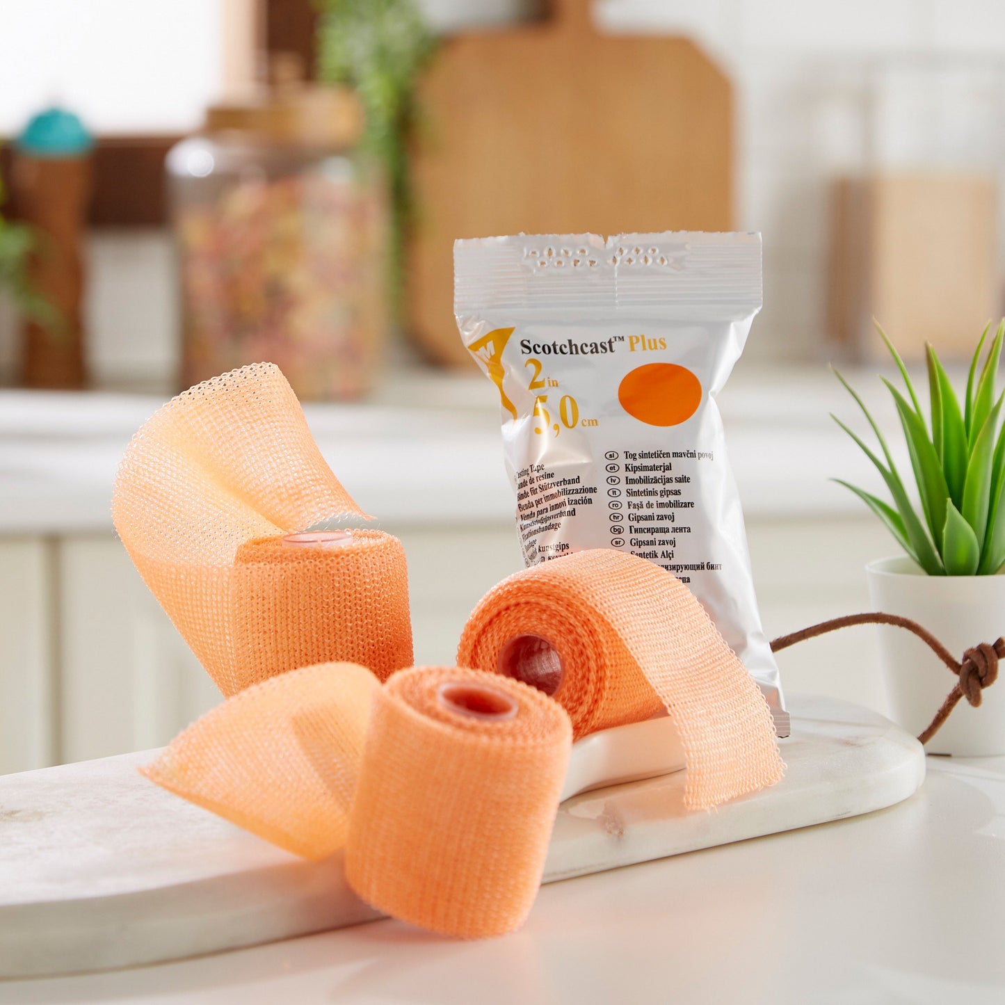 3M™ Scotchcast™ Plus Cast Tape 2 Inch X 12 Foot Fiberglass / Resin Bright Orange (199238_CS)