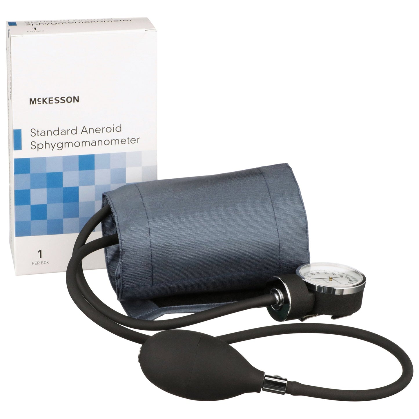McKesson Brand Aneroid Sphygmomanometer Unit Adult Cuff Nylon Cuff 23 - 40 cm Pocket Aneroid (803197_CS)