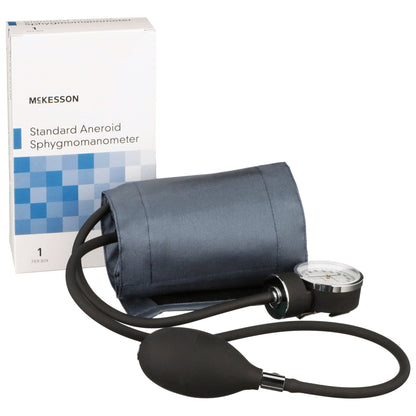 McKesson Brand Aneroid Sphygmomanometer Unit Adult Cuff Nylon Cuff 23 - 40 cm Pocket Aneroid (803197_CS)