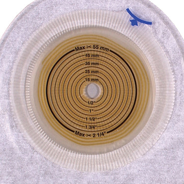 Assura® Urostomy Pouch One-Piece System 9-1/2 Inch Length Flat, Trim to Fit 3/8 to 2-1/4 Inch Stoma Drainable (473536_BX)