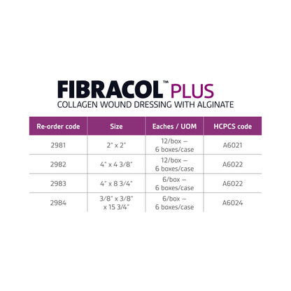 Fibracol™ Plus Collagen Dressing 4 X 4 Inch Square Sterile (368788_EA)