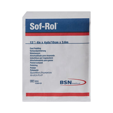 Sof-Rol® Cast Padding Undercast 4 Inch X 4 Yard Rayon NonSterile (4891_CS)