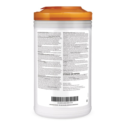 Sani-Cloth® Bleach Surface Disinfectant Cleaner Premoistened Germicidal Manual Pull Wipe 65 Count Canister Chlorine Scent NonSterile (835086_CS)