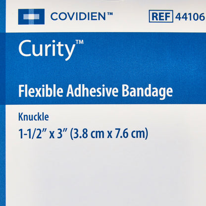 Curity™ Adhesive Strip 1-1/2 X 3 Inch Fabric Knuckle Tan Sterile (801923_CS)